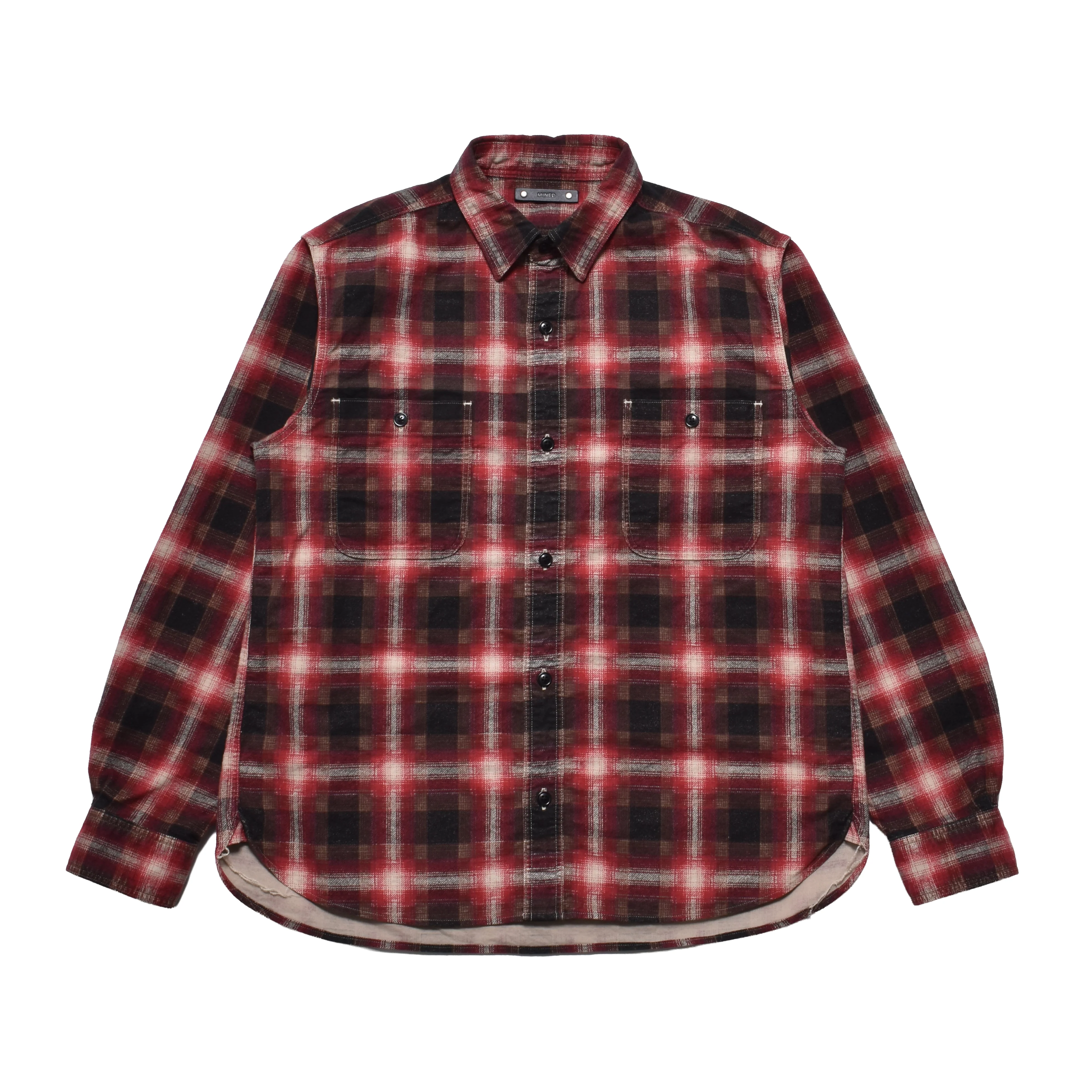 MINEDENIM/マインデニム/Plaid Print Flannel Work SH RPT 1