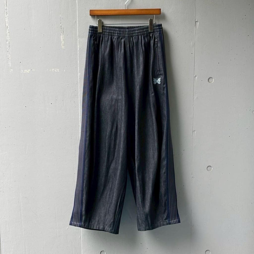 NEEDLES【B’2nd EXCLUSIVE】/ニードルズ【B'2nd別注】/H.D. Track Pant - Denim - BLACK BLACK S