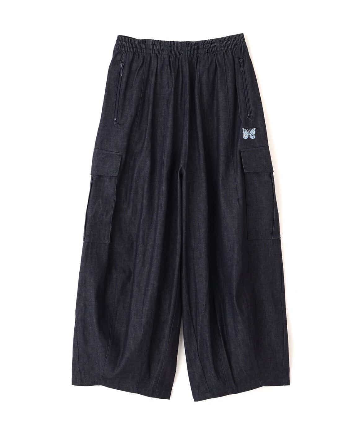 NEEDLES【B’2nd EXCLUSIVE】/ニードルズ【B'2nd別注】/H.D. Track Pant - Denim-INDIGO INDIGO XS