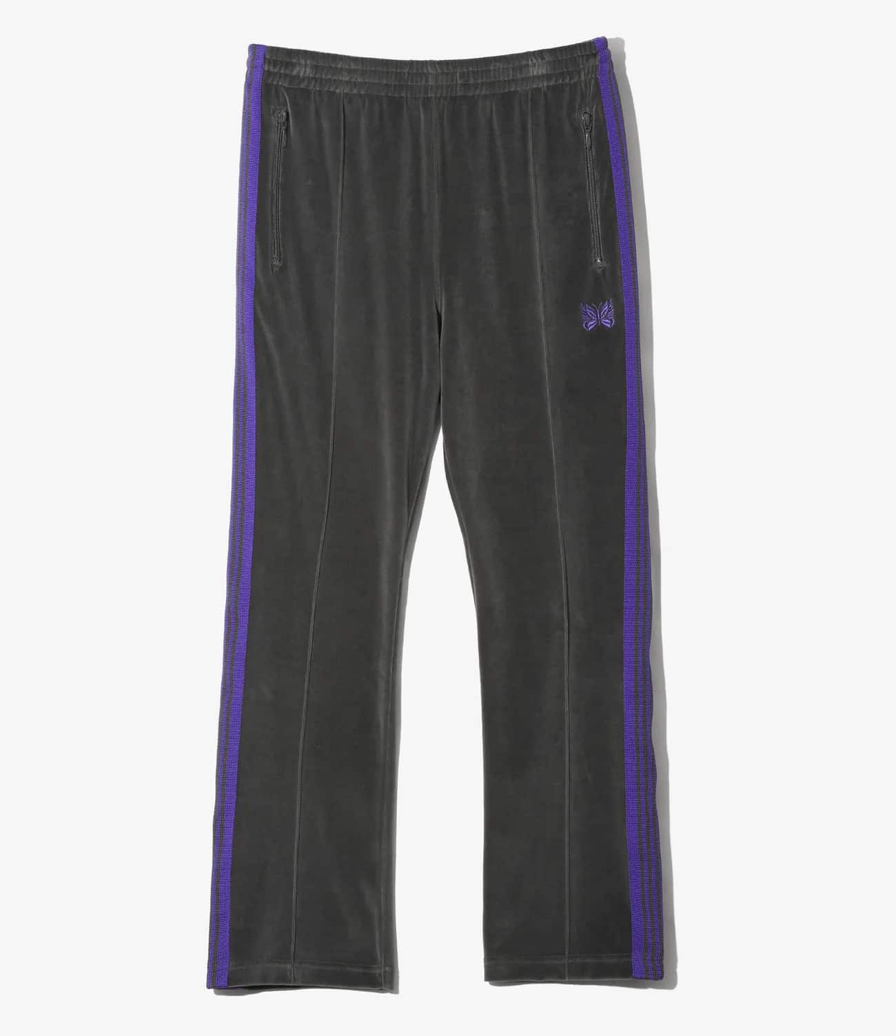 NEEDLES/ニードルズ/NARROW TRACK PANT - C/PE VELOUR C-Charcoal S