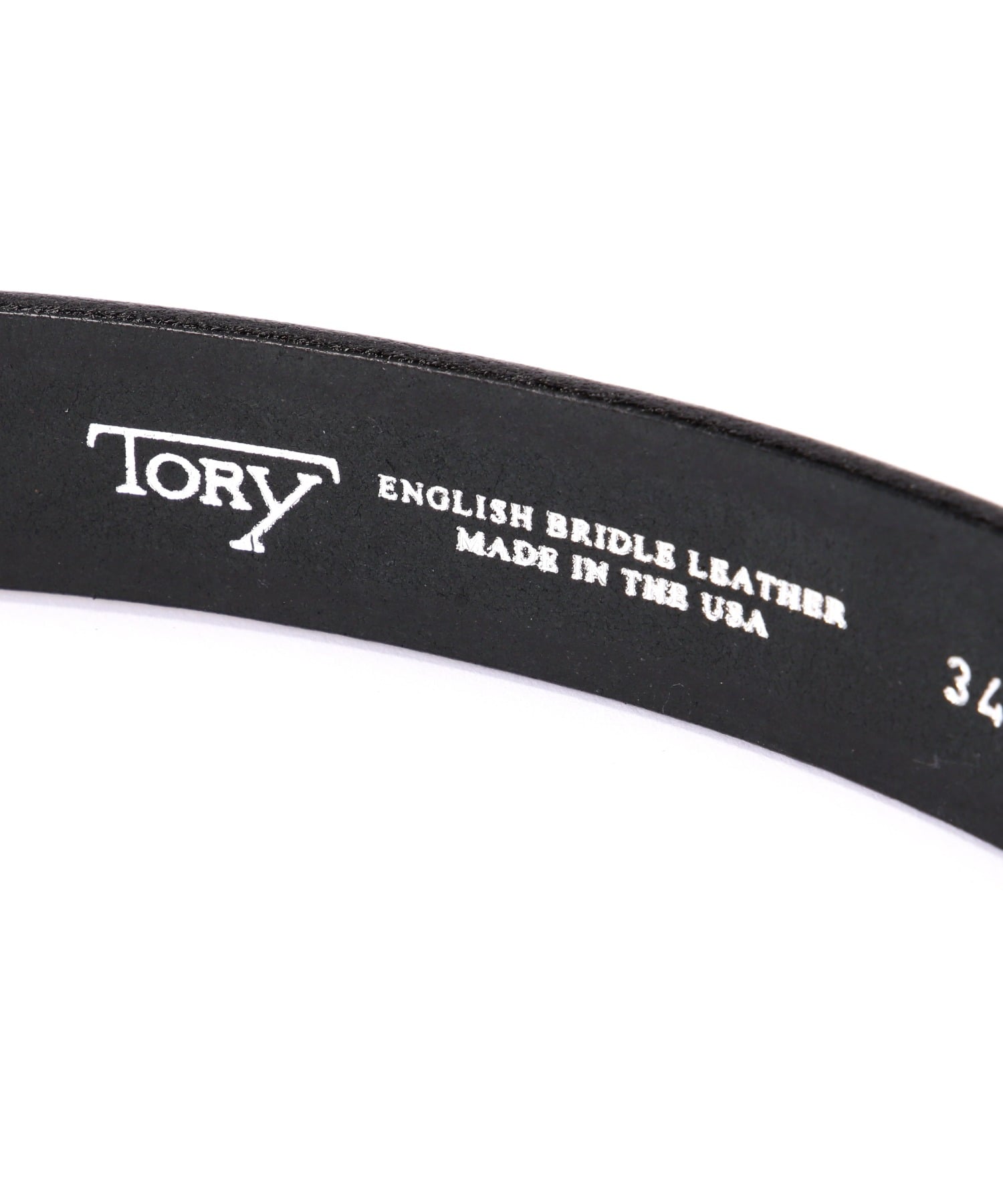 TORY LEATHER/トリーレザー/Nickel Hoof Pick Belt BLACK 34