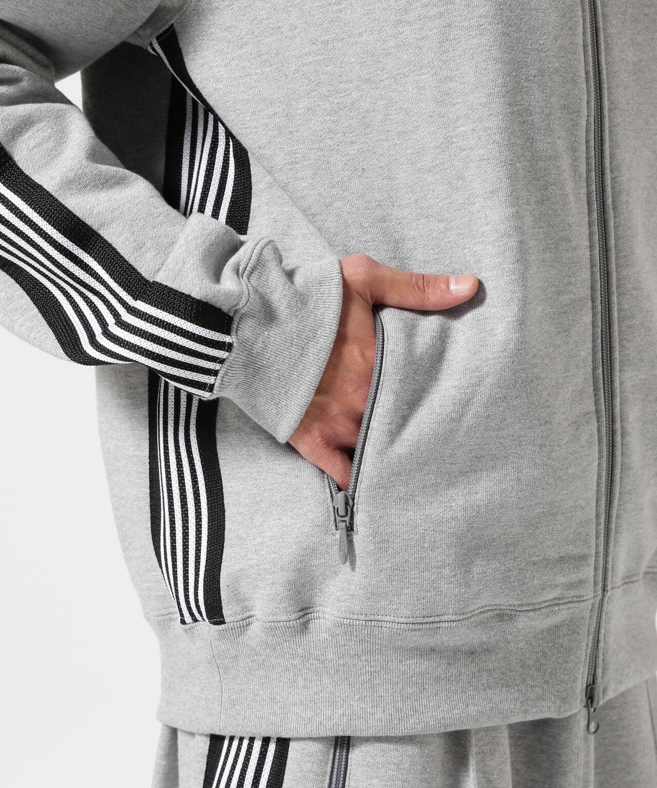 Needles/ニードルズ/【B'2nd EXCLUSIVE】Track Jacket - Cotton Jersey GRAY S