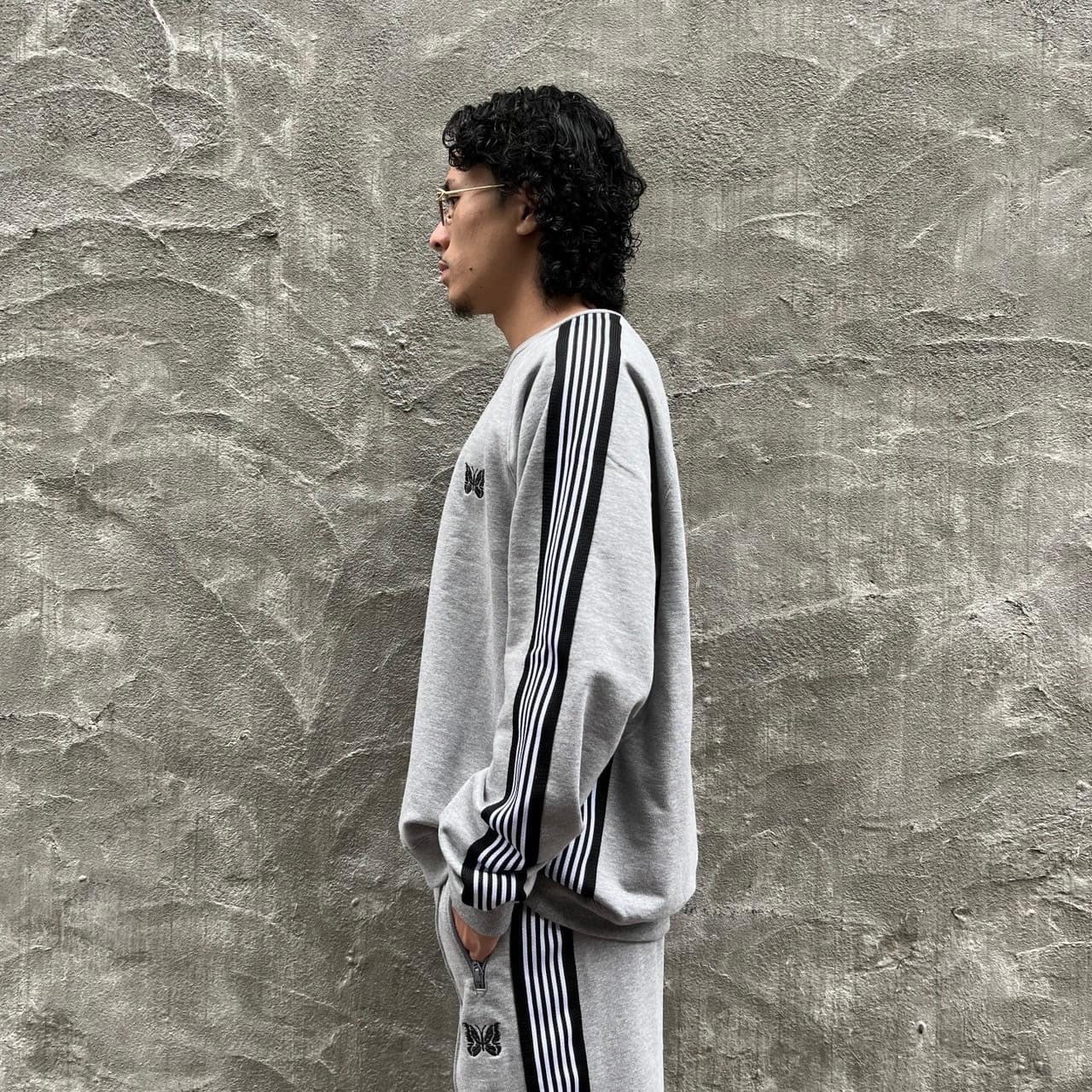 Needles/ニードルズ/【B'2nd EXCLUSIVE】Track Crew Neck - Cotton Jersey GRAY S