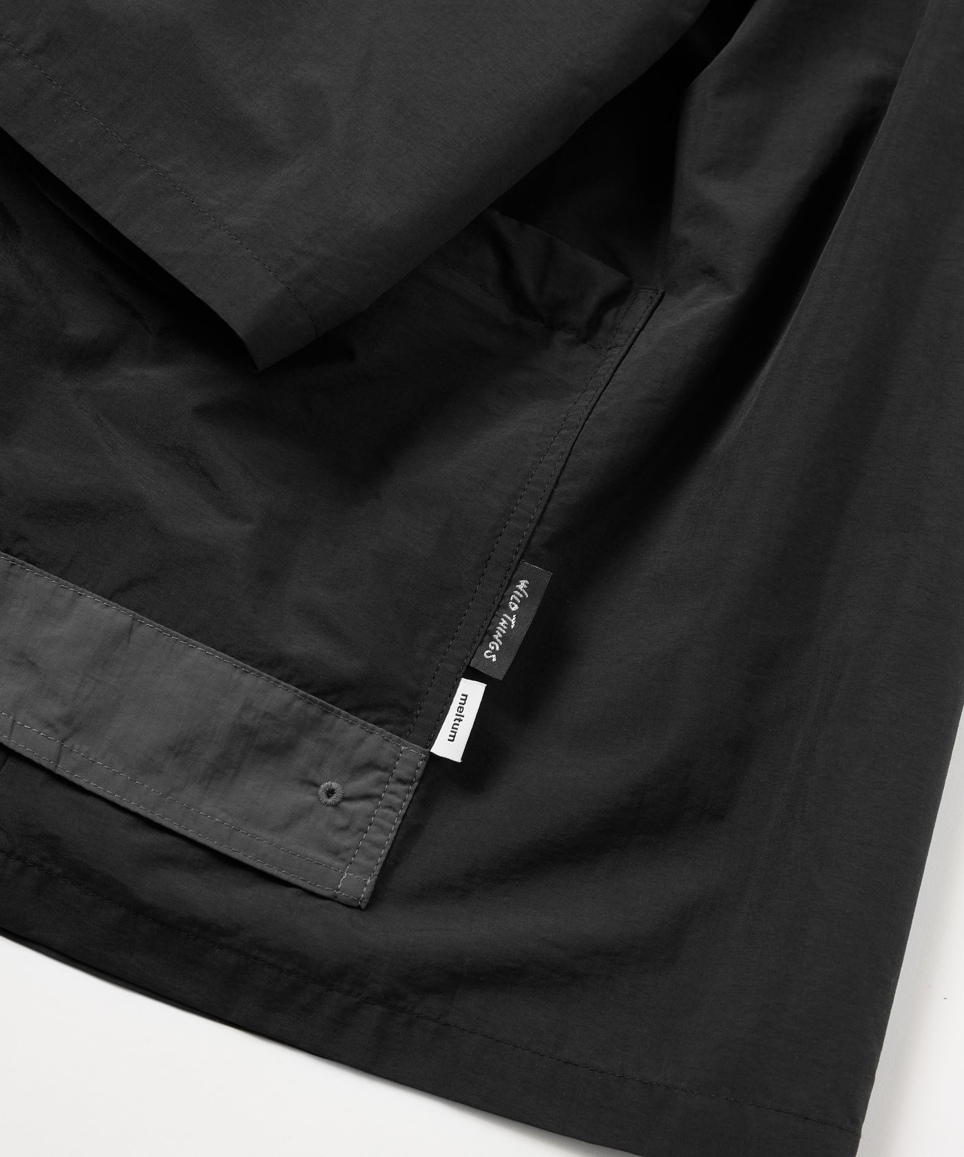 meltum × WILDTHINGS/メルタム × ワイルドシングス/SUPPLEX POUCH SHIRT BLACK 2