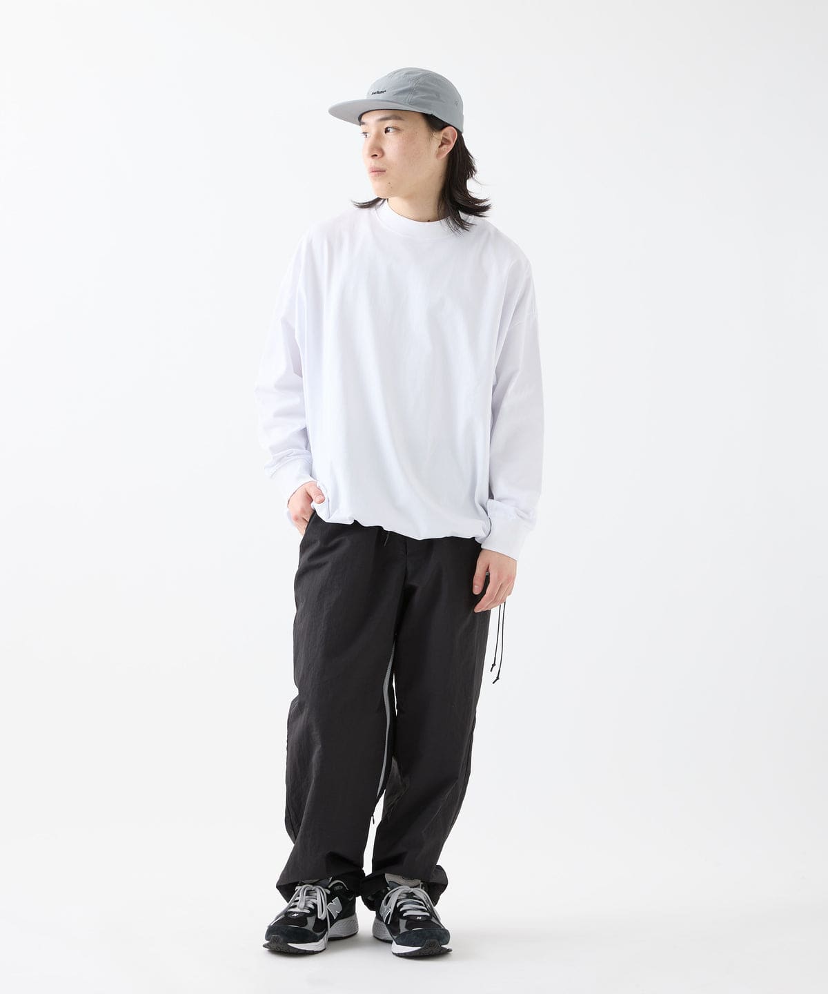 meltum/メルタム/BALLOON TEE L/S WHITE 2