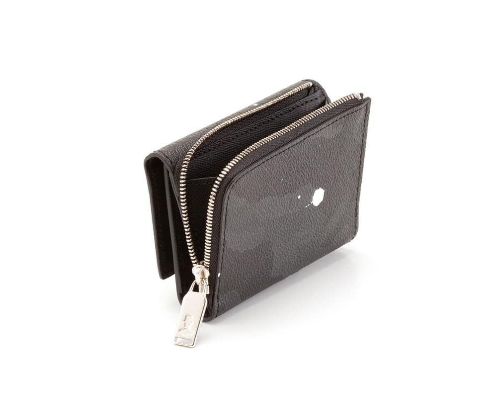 GENTIL BANDIT/ジャンティバンティ/トライフォールドウォレット ブラックカモ F