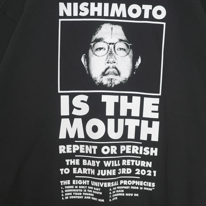 NISHIMOTO IS THE MOUTH/ニシモトイズザマウス/SWEATSHIRT NIM-L14CM BLACK M