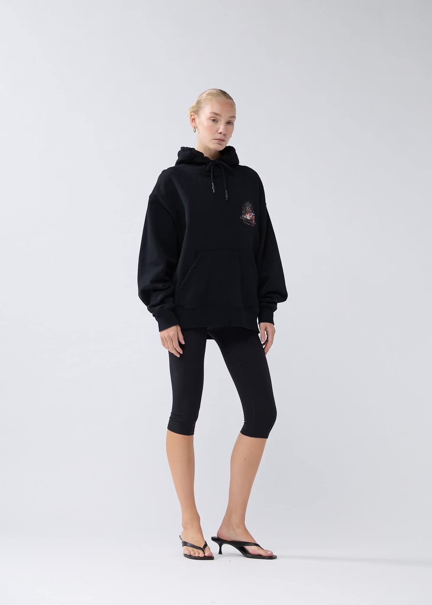 NewAmsterdam/ニューアムステルダム/BUFFET HOODIE BLACK BLACK S