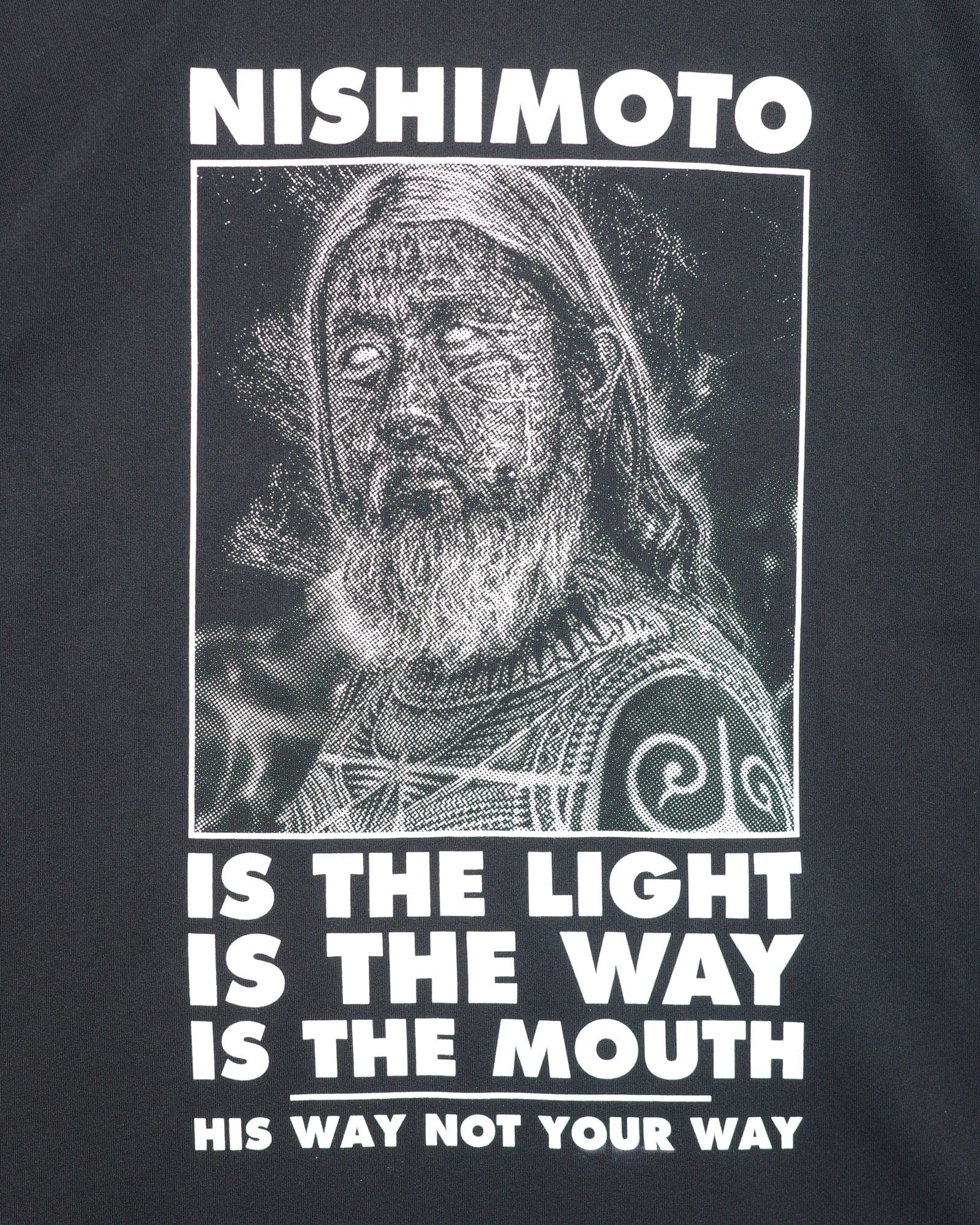 NISHIMOTO IS THE MOUTH/ニシモトイズザマウス/S/S TEE NIM-T21 BLACK M