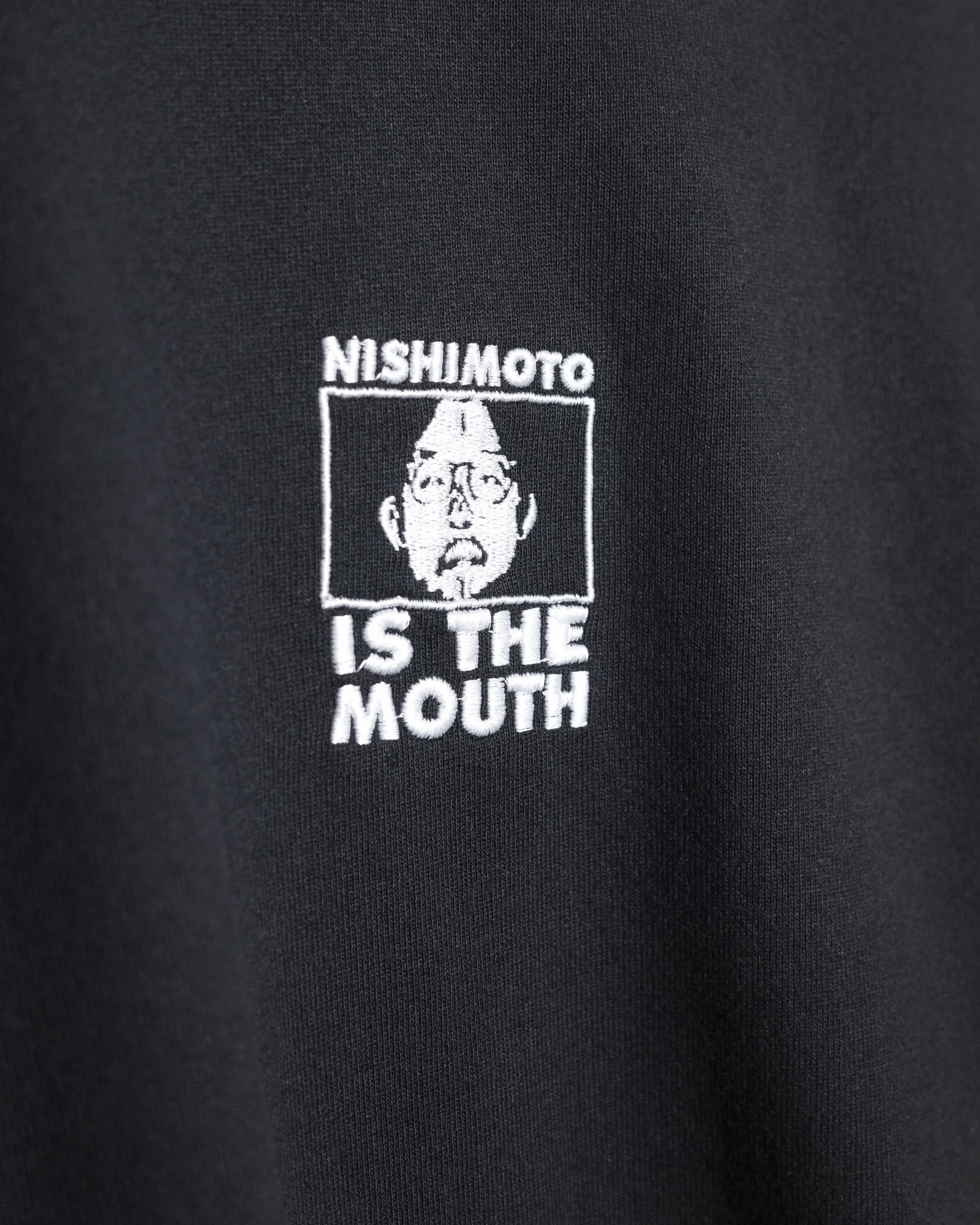 NISHIMOTO IS THE MOUTH/ニシモトイズザマウス/WIDE S/S TEE NIM-EWD01 BLACK S-M