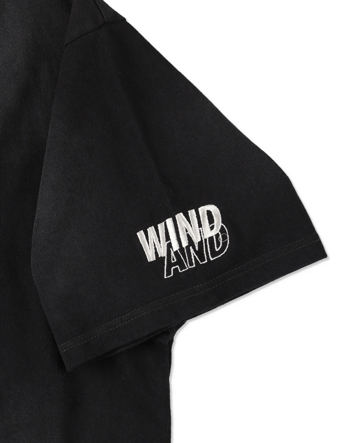 WINDANDSEA/ウィンダンシー/SULFUR DYEING LOGO S/S TEE BLACK M