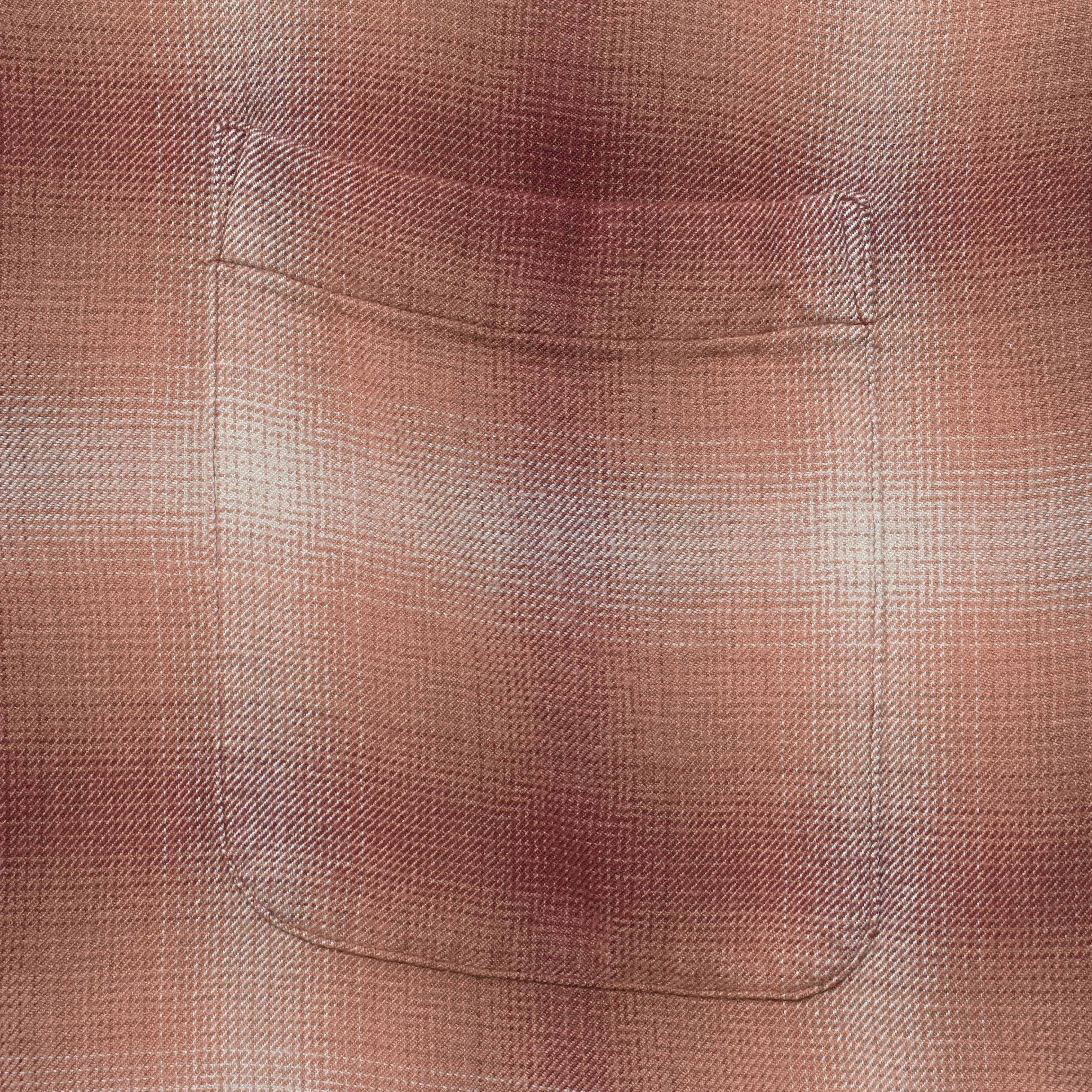 MINEDENIM/マインデニム/R.Flannel Ombre Open Collar SH RPT 1