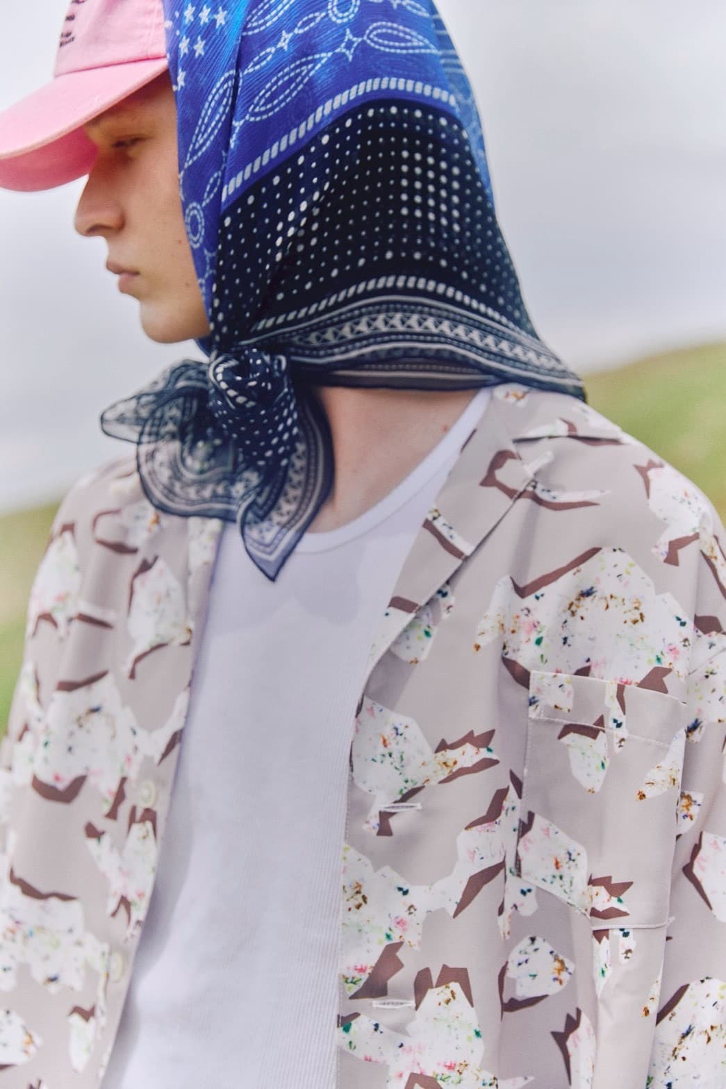 HOLO MARKET/ホロマーケット/HMV S/S SHIRTS/総柄アロハ半袖シャツ BEIGE 1