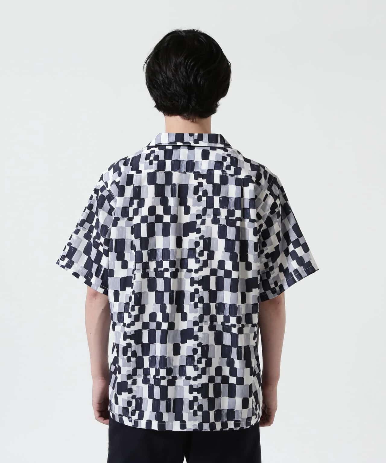 HOLO MARKET/ホロマーケット/HMV S/S SHIRTS/総柄アロハ半袖シャツ CHARCOAL 1