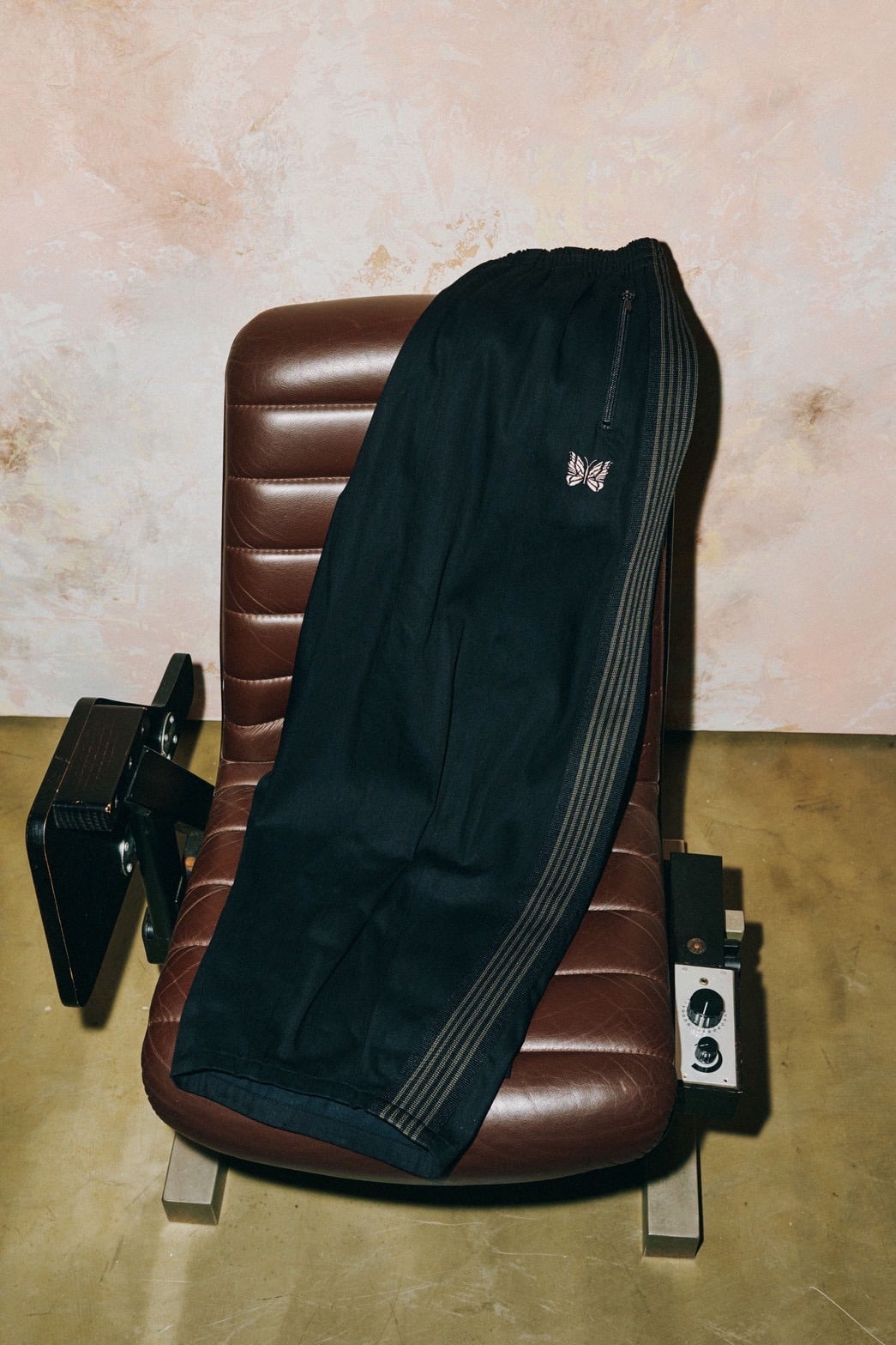 NEEDLES【B’2nd EXCLUSIVE】/ニードルズ【B'2nd別注】/H.D. Track Pant - Poly Smooth BLACK XS