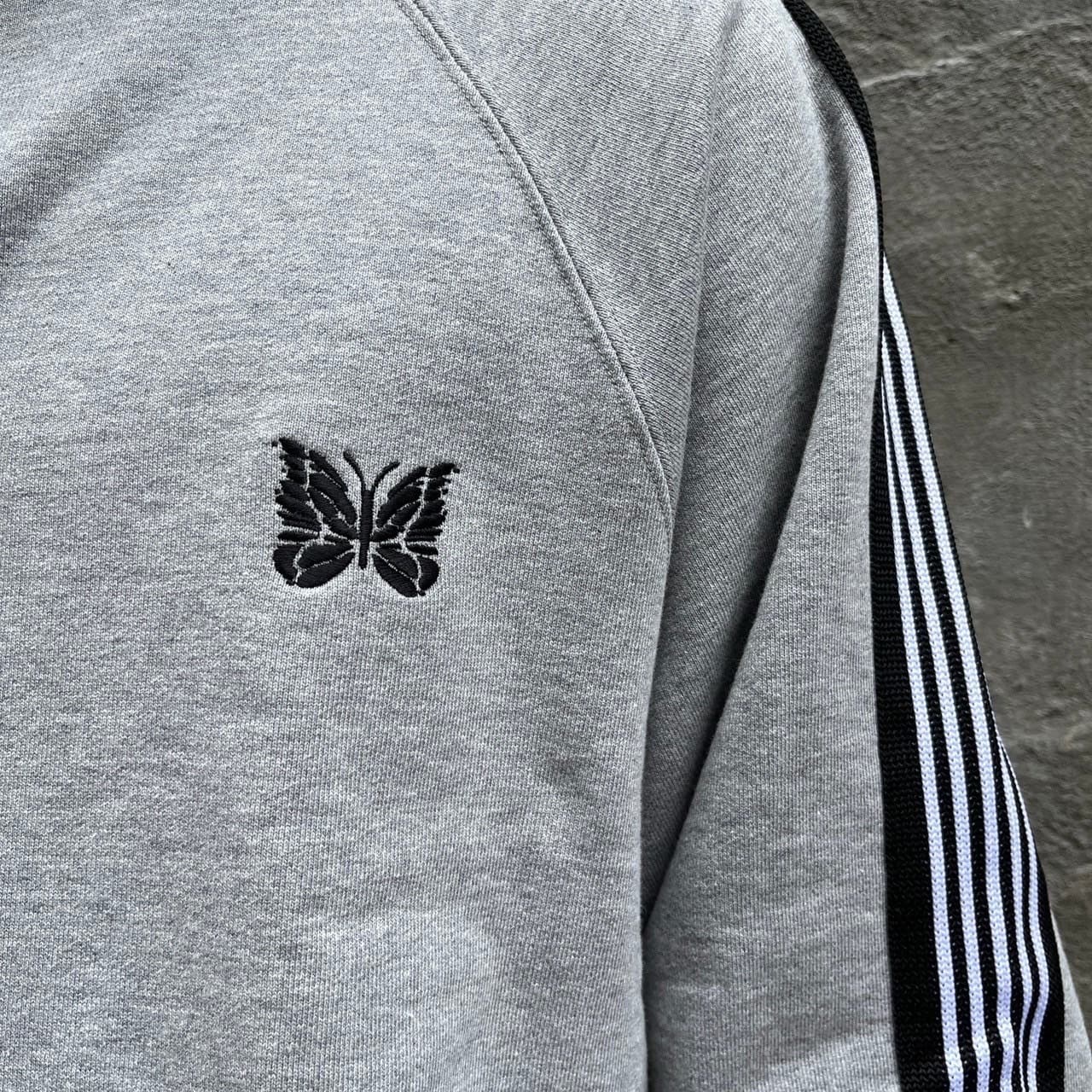 Needles/ニードルズ/【B'2nd EXCLUSIVE】Track Crew Neck - Cotton Jersey GRAY S