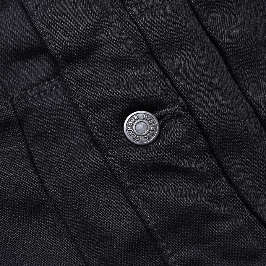 HYSTERIC GLAMOUR×MINEDENIM/ヒステリックグラマー × マインデニム/Denim Jacket BLACK S
