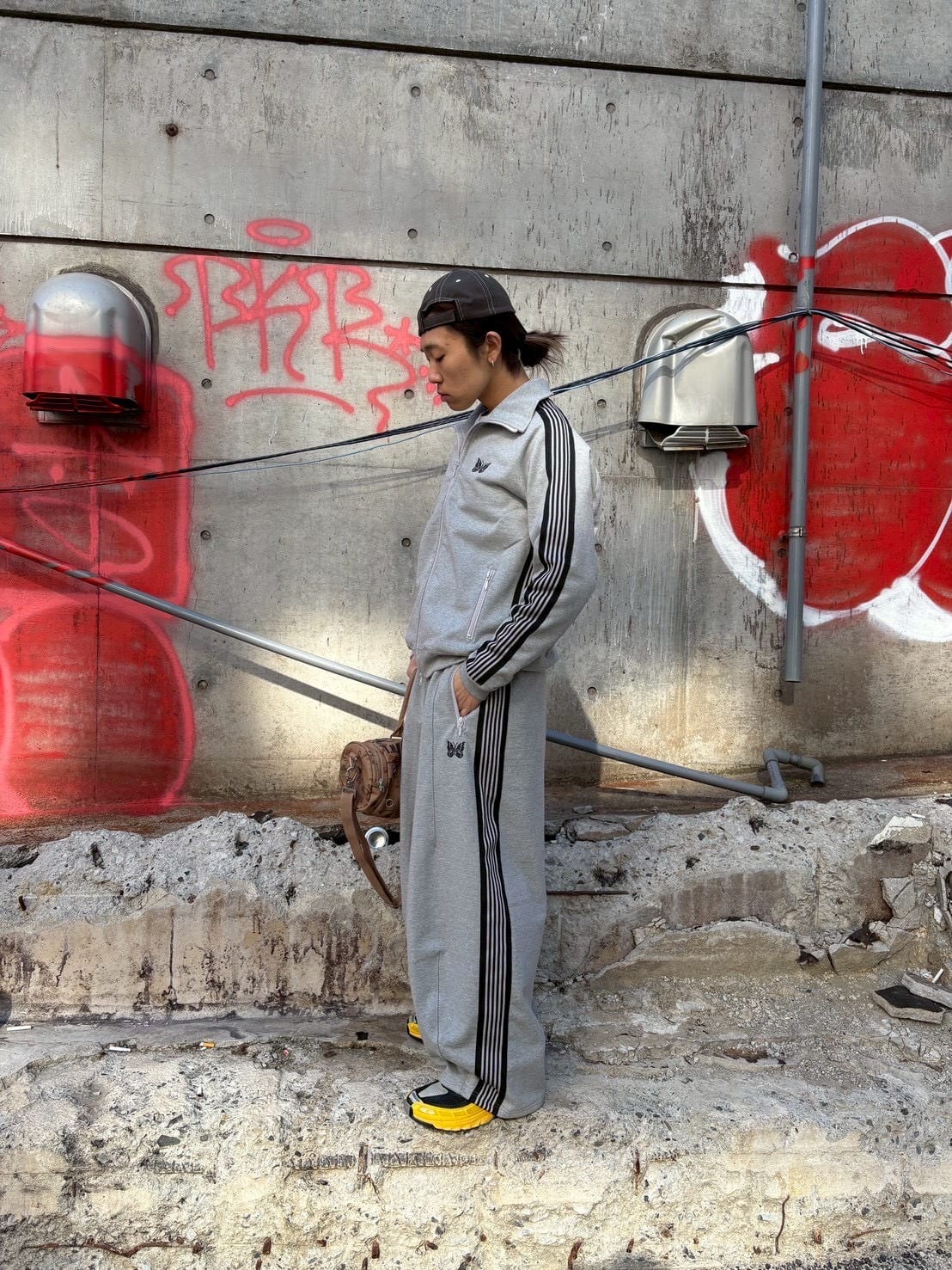 Needles/ニードルズ/【B'2nd EXCLUSIVE】H.D. Track Pant - Cotton Jersey GLAY XS