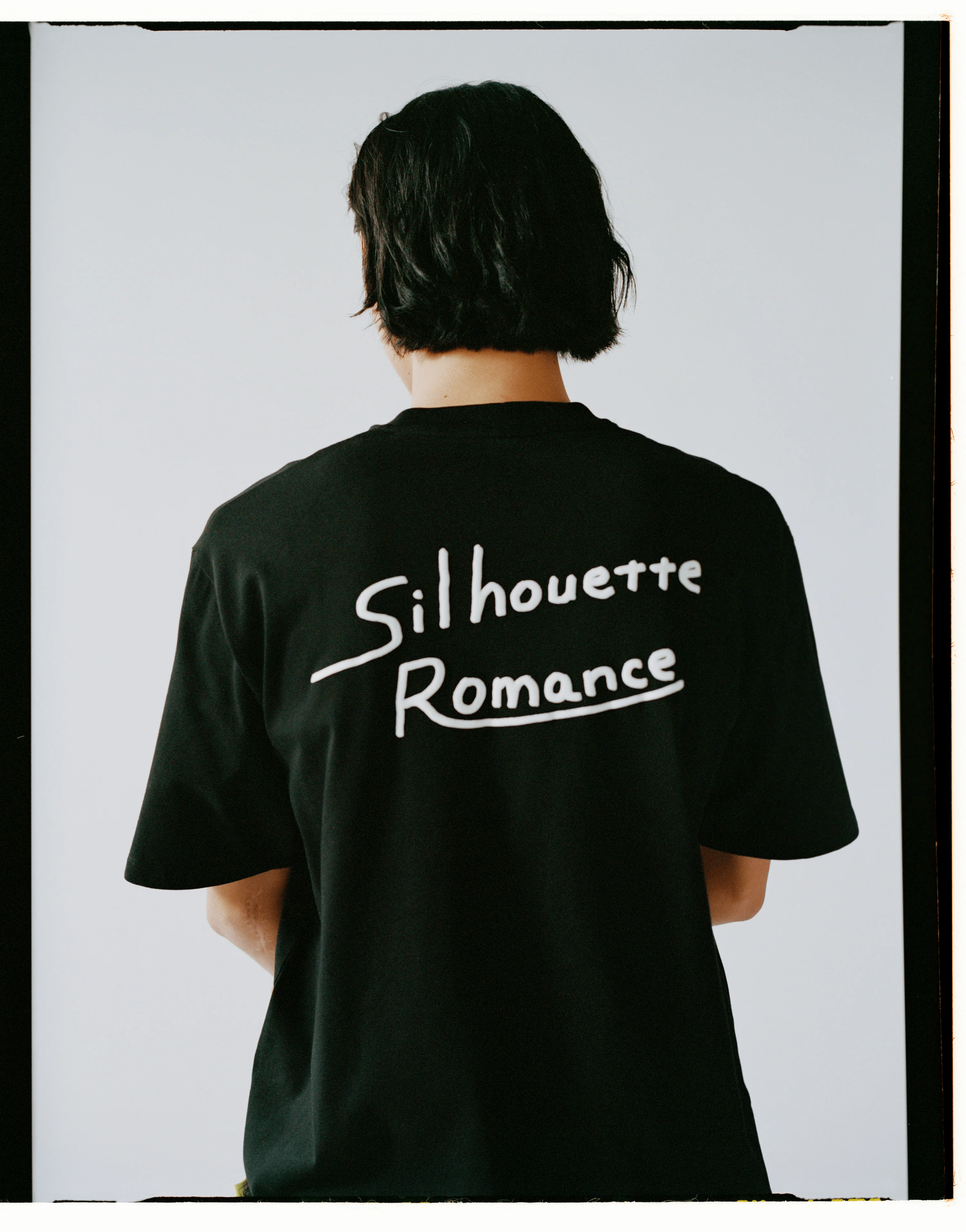 loosejoints/ルーズジョインツ/TOMOO GOKITA - 'SILHOUETTE ROMANCE' S/S TEE BLACK S
