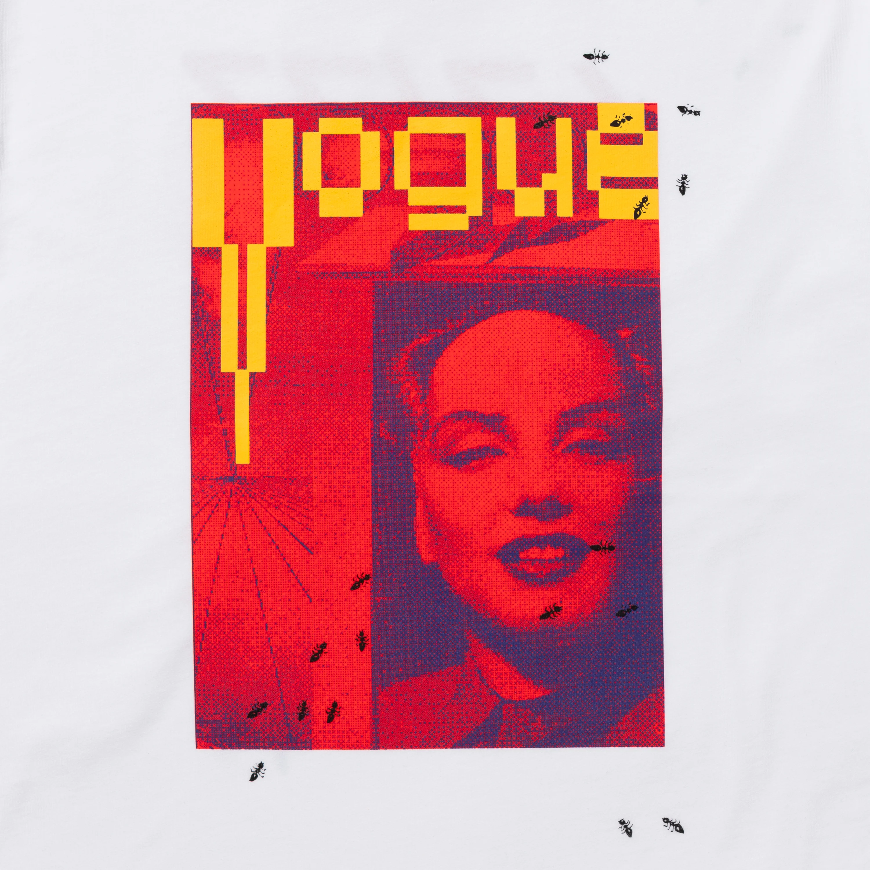 loosejoints/ルーズジョインツ/ORIGATO PLASTICO (HAJIME TACHIBANA ＋ MATERIAL) - 'MONACO-VOGUE' S/S TEE WHITE S