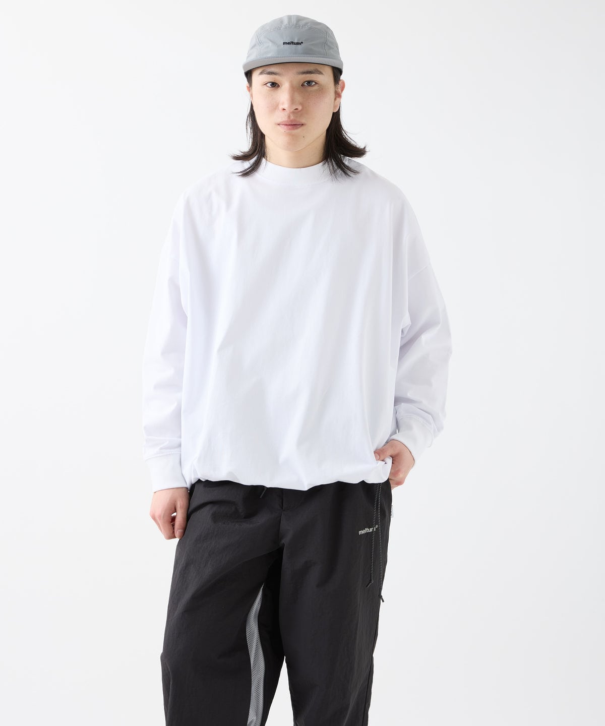 meltum/メルタム/BALLOON TEE L/S WHITE 2