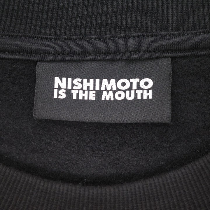 NISHIMOTO IS THE MOUTH/ニシモトイズザマウス/SWEATSHIRT NIM-L14CM BLACK M