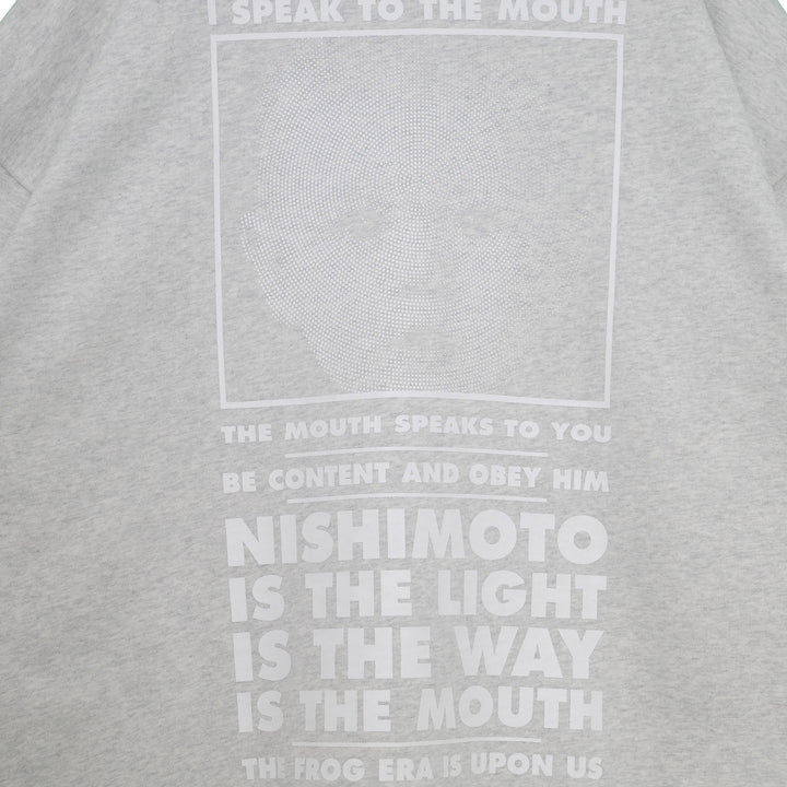 NISHIMOTO IS THE MOUTH/ニシモトイズザマウス/SWEATSHIRT NIM-L14CM LIGHT HEATHER GREY M