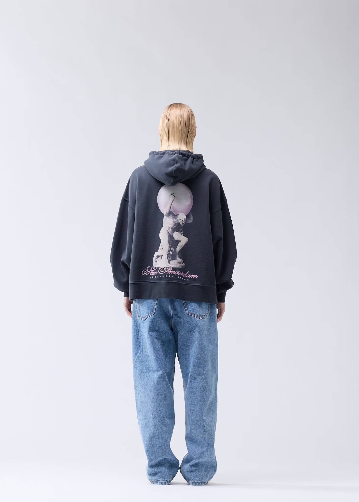 NewAmsterdam/ニューアムステルダム/ATLAS HOODIE BLACK BLACK S