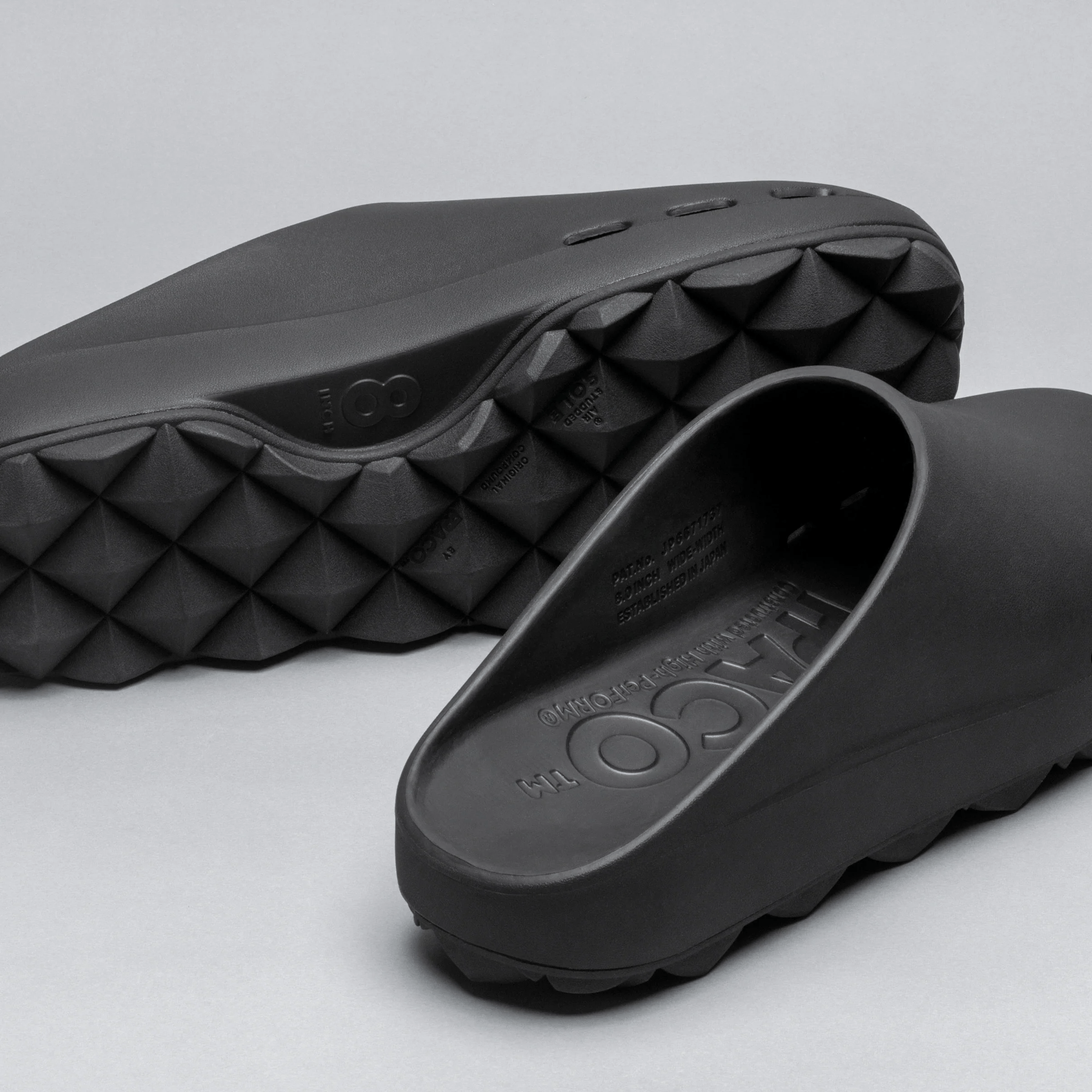 PPACO/パコ/LUX-1(AIR STUDDED SOLE) BLACK US7/25.0