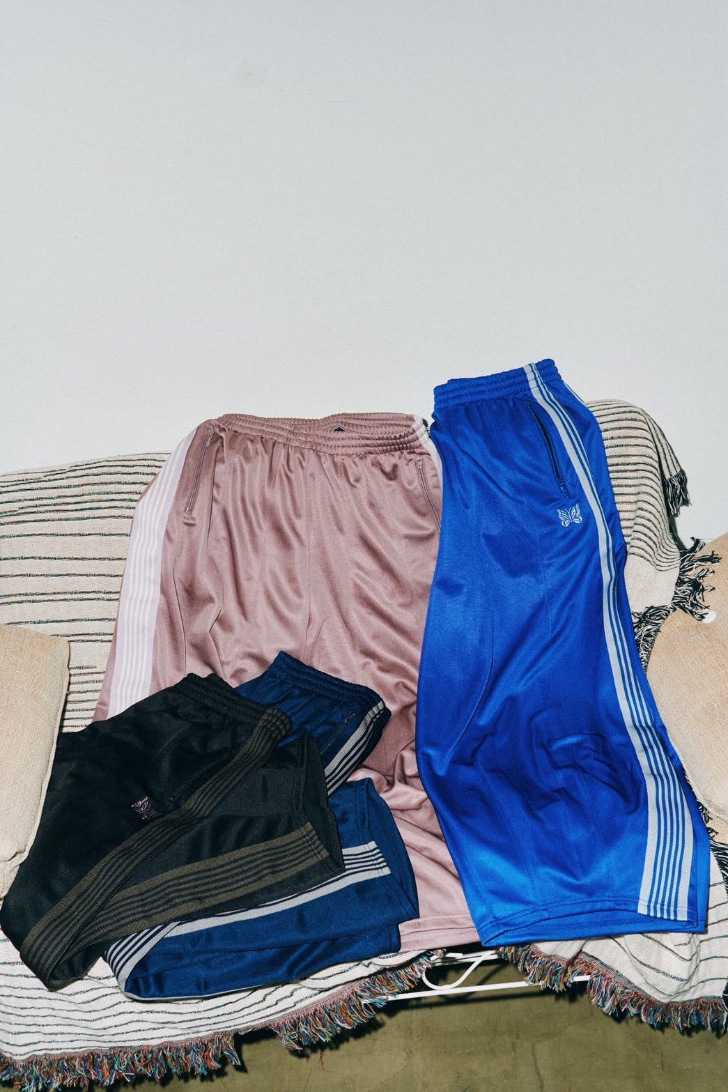 NEEDLES【B’2nd EXCLUSIVE】/ニードルズ【B'2nd別注】/H.D. Track Pant - Poly Smooth BLACK XS