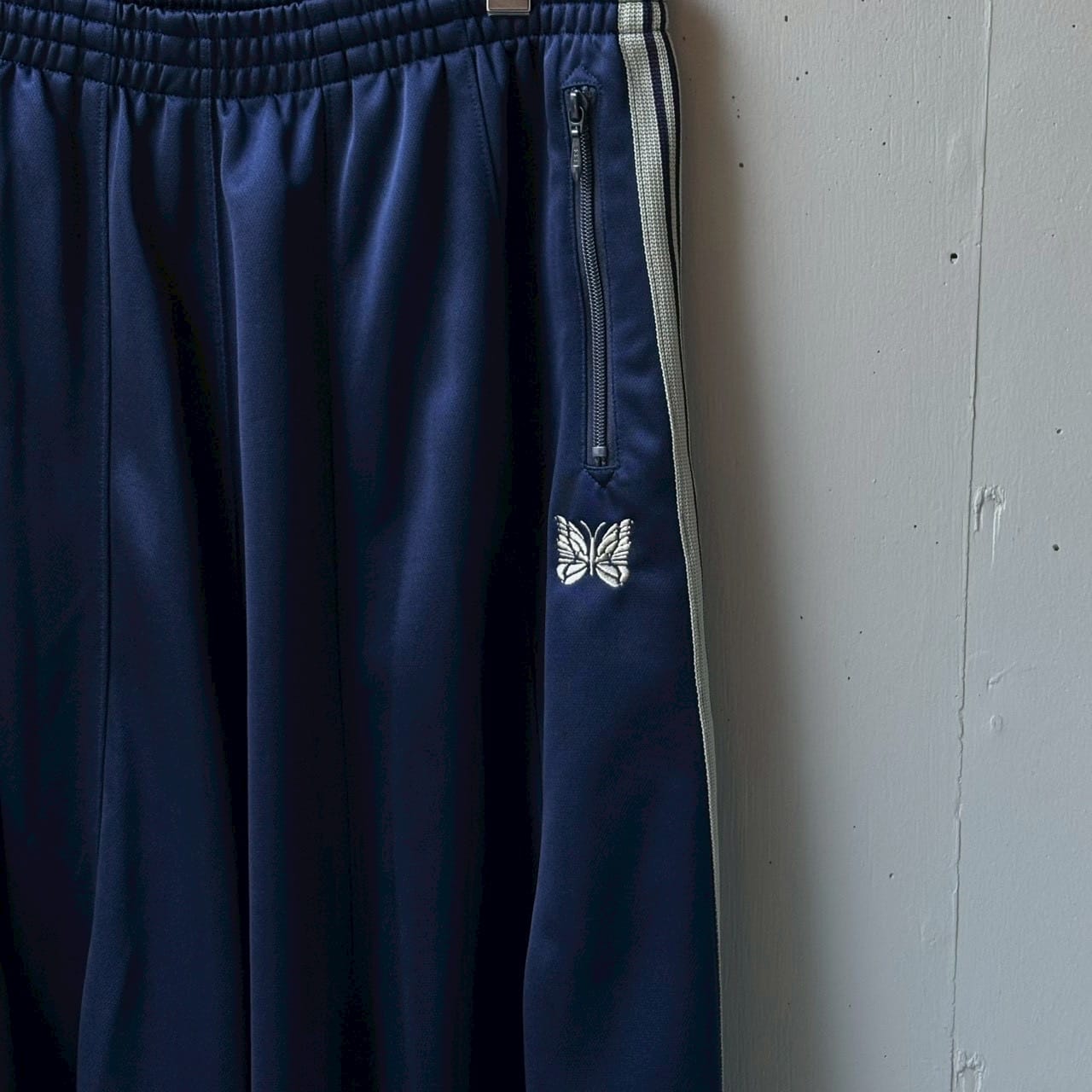 NEEDLES【B’2nd EXCLUSIVE】/ニードルズ【B'2nd別注】/H.D. Track Pant - Poly Smooth NAVY XS
