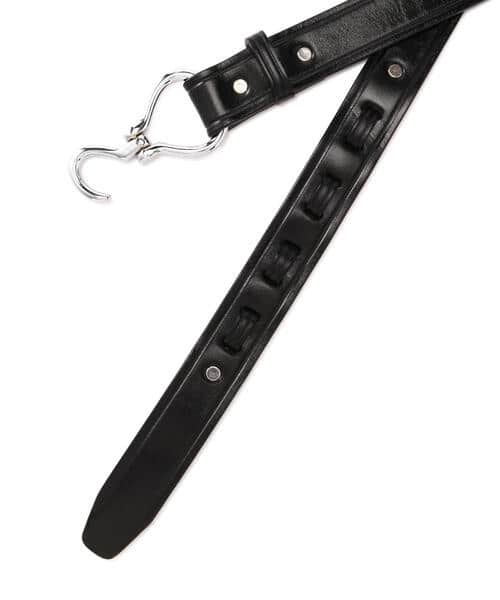 TORY LEATHER/トリーレザー/Nickel Hoof Pick Belt(28 BLACK