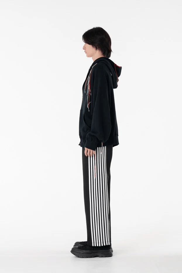 DISCOVERED/ディスカバード/LOOPING ZIP SWEAT HOODIE BLACK 1