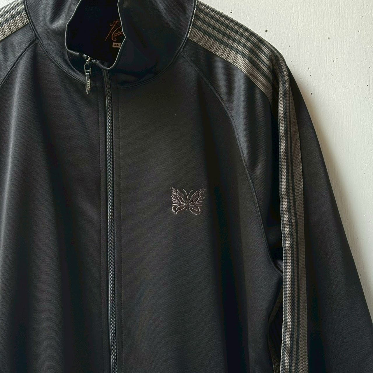 NEEDLES【B’2nd EXCLUSIVE】/ニードルズ【B'2nd別注】/TRACK JACKET - POLY SMOOTH BLACK S