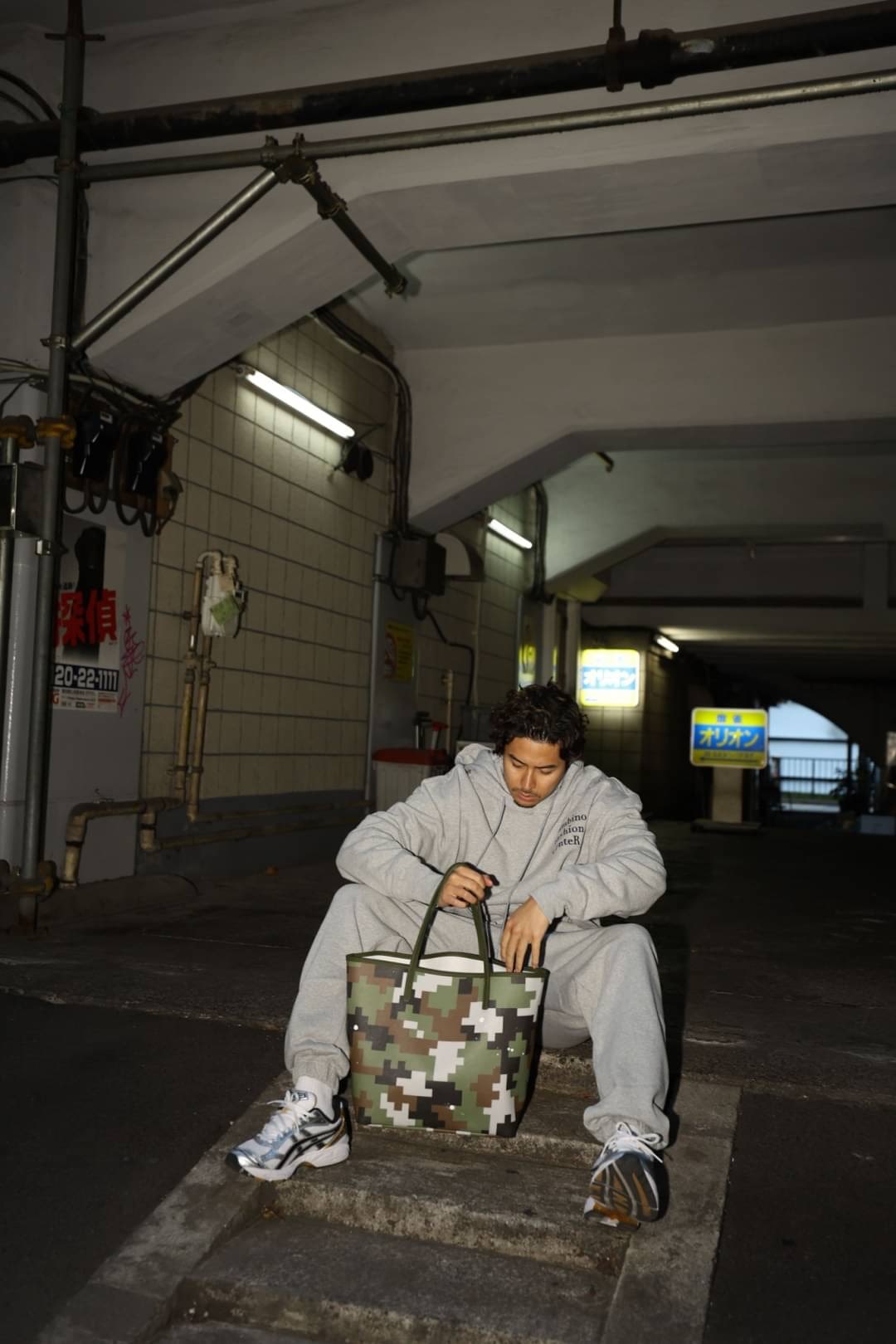 GENTIL BANDIT/ジャンティバンティ/トートバッグ MM カーキデジカモ F