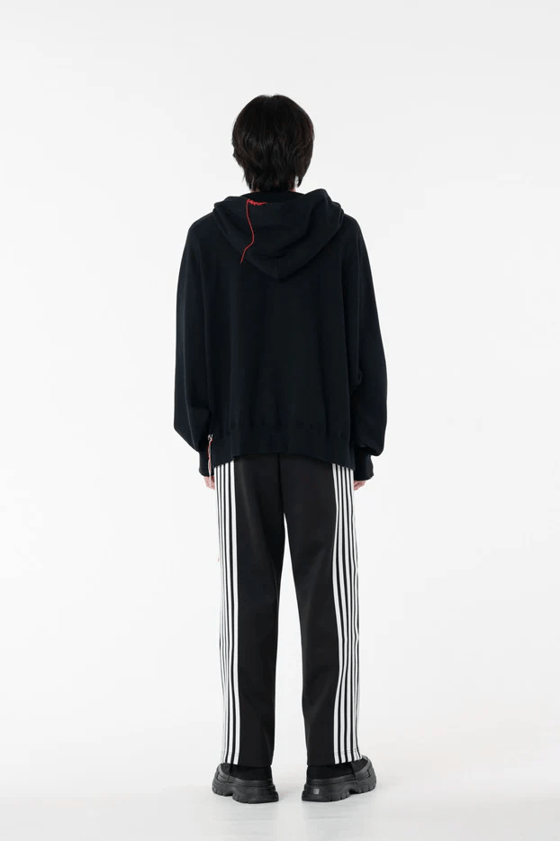 DISCOVERED/ディスカバード/LOOPING ZIP SWEAT HOODIE BLACK 1