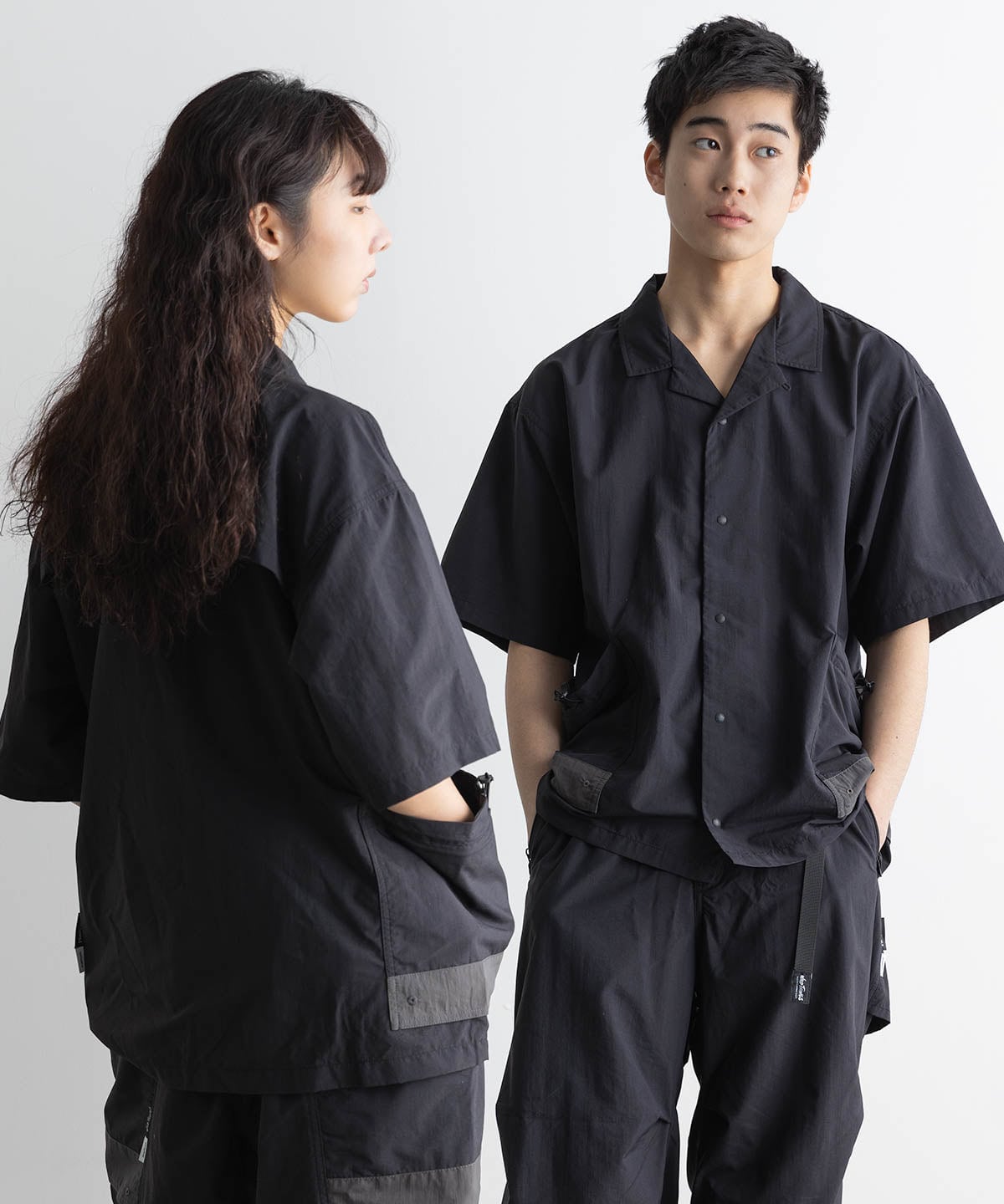 meltum × WILDTHINGS/メルタム × ワイルドシングス/SUPPLEX POUCH SHIRT BLACK 2