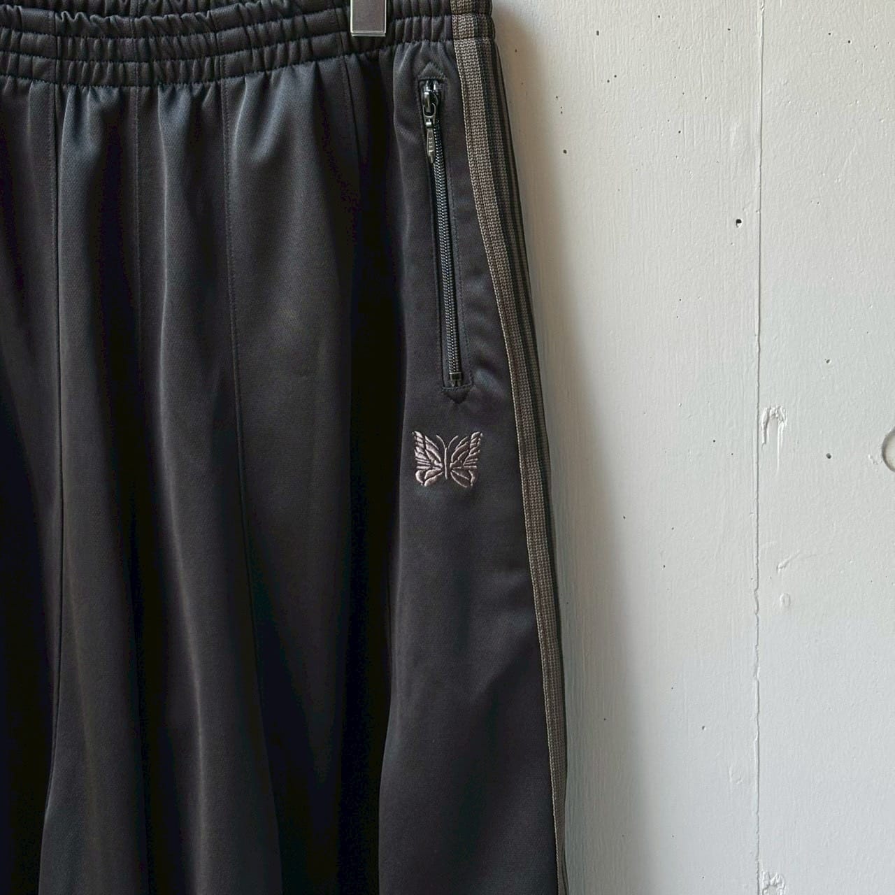 NEEDLES【B’2nd EXCLUSIVE】/ニードルズ【B'2nd別注】/H.D. Track Pant - Poly Smooth BLACK XS