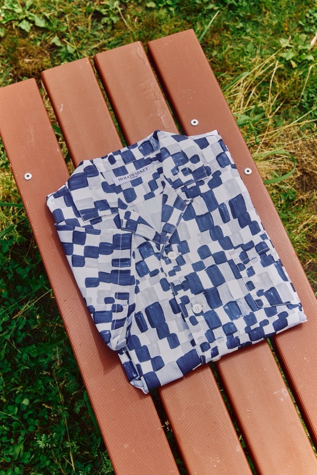 HOLO MARKET/ホロマーケット/HMV S/S SHIRTS/総柄アロハ半袖シャツ CHARCOAL 1