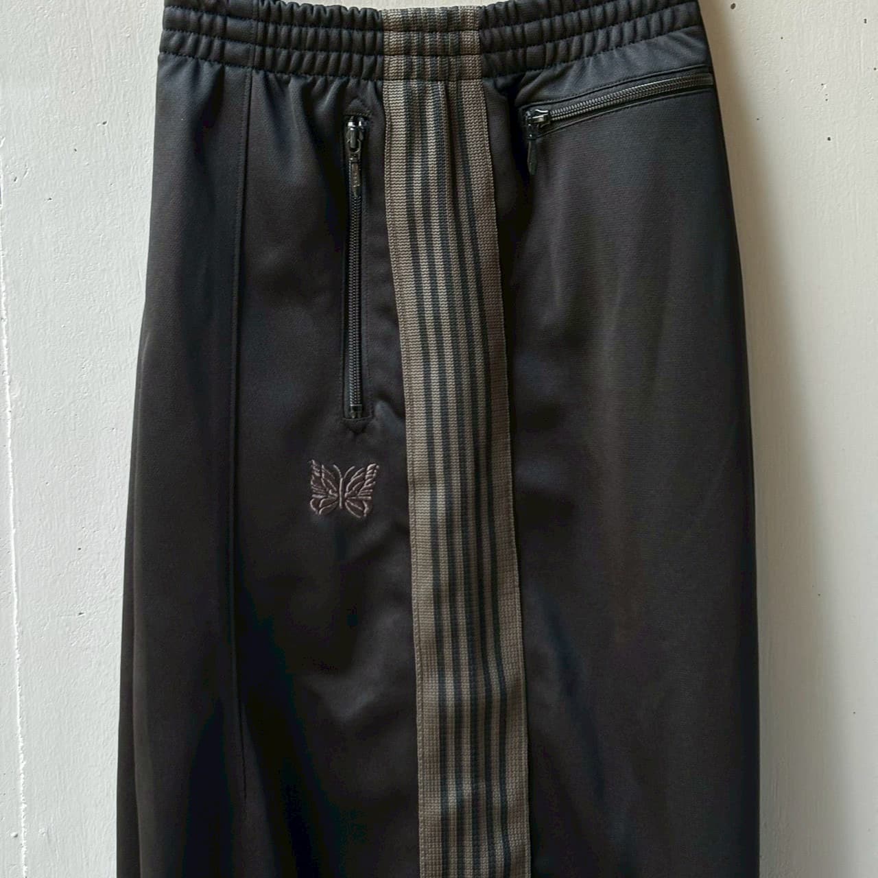 NEEDLES【B’2nd EXCLUSIVE】/ニードルズ【B'2nd別注】/H.D. Track Pant - Poly Smooth BLACK XS