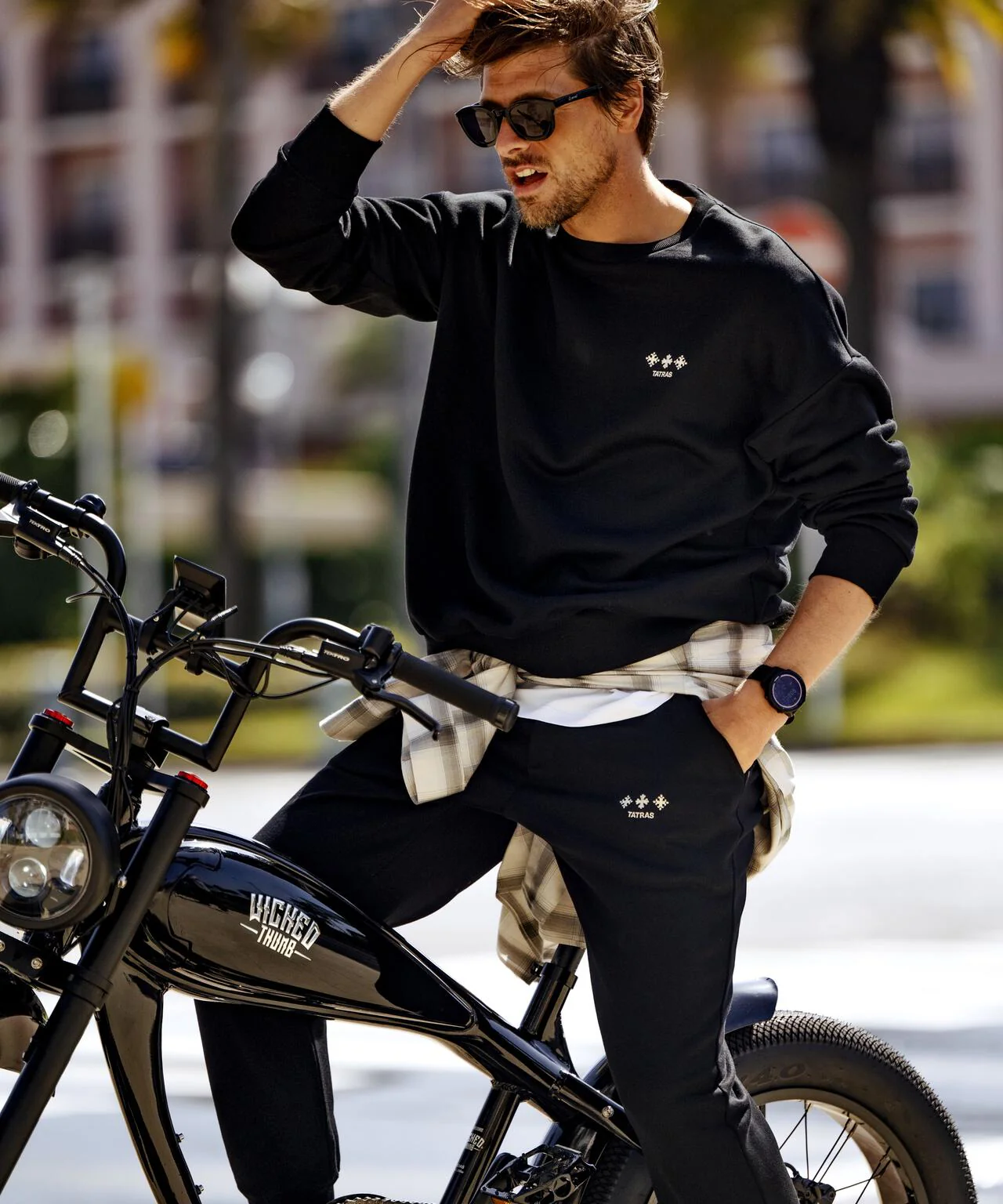 TATRAS/タトラス/ 【B'2nd Exclusive】LIE タトラス別注スウェットパンツ BLACK 1