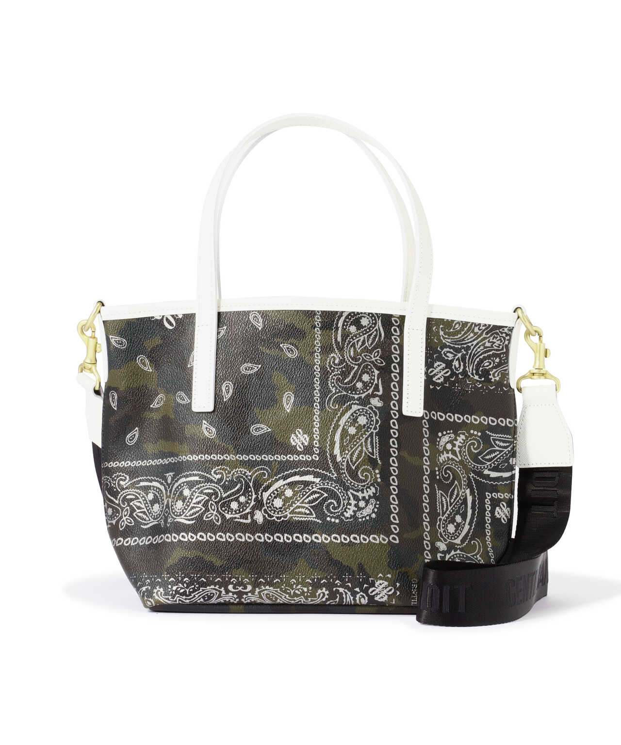 GENTIL BANDIT/ジャンティバンティ/11周年限定トートバッグ PM バンダナ 小 KCM WHITE FREE