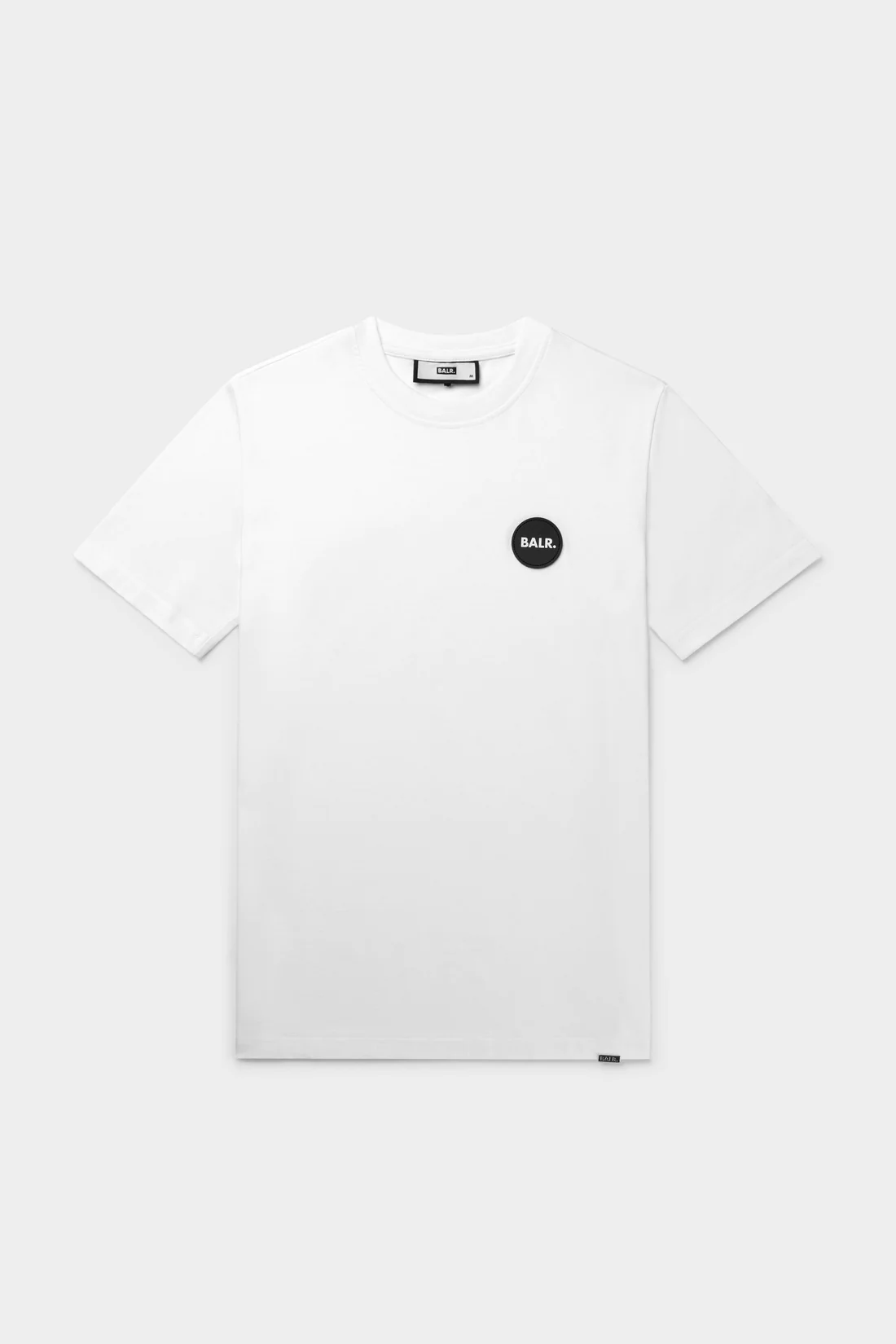 BALR./ボーラー/Olaf Straight Round Rubber Badge T-Shirt WHITE L
