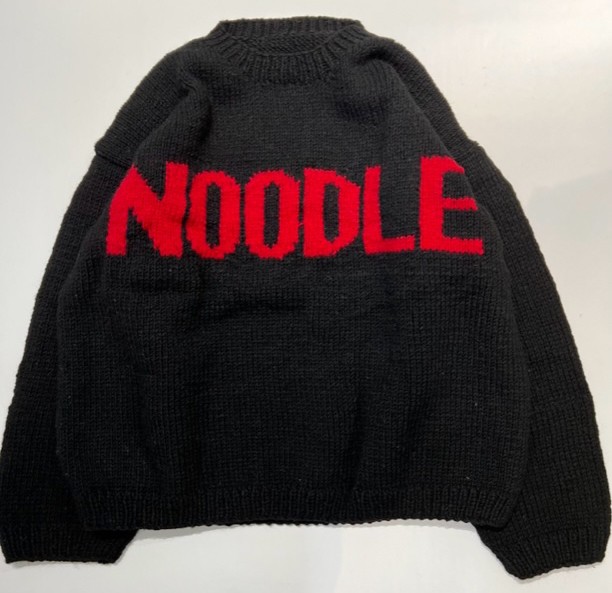 MacMahon Knitting Mills Crew Neck Knit-NOODLE(FREE BLACK)｜ B'2nd