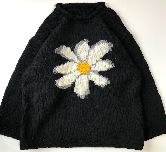 MacMahon Knitting Mills Roll Neck Knit-Flower(FREE BLACK)｜ B'2nd