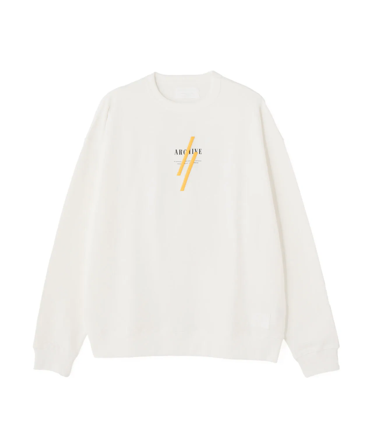 A4A/エーフォーエー/FLOWER SWEAT CREW NECK M WHITE