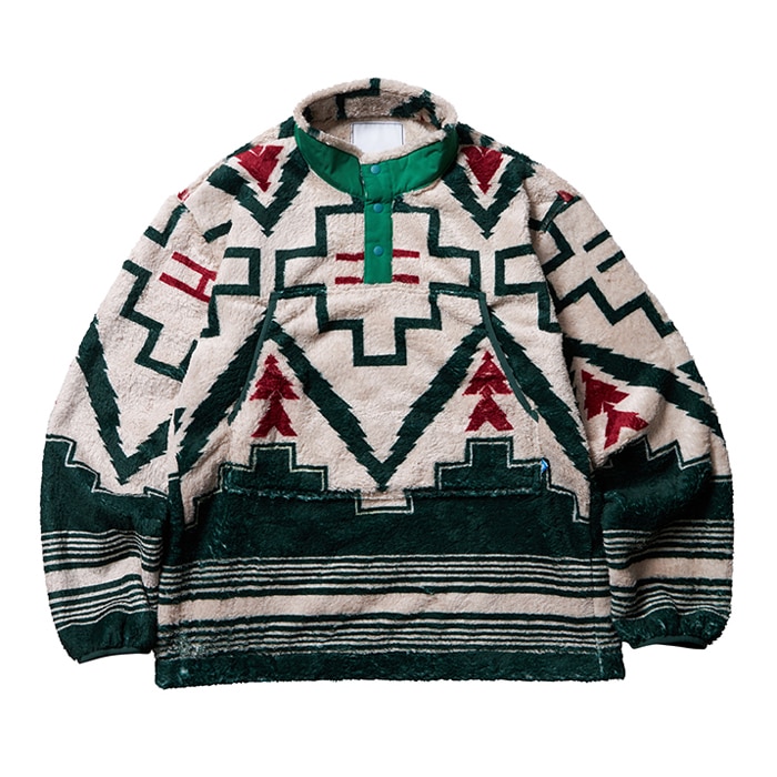  LIBERAIDERS/リベレイダーズ/TRADITIONAL PILE FLEECE ANORAK GREEN L