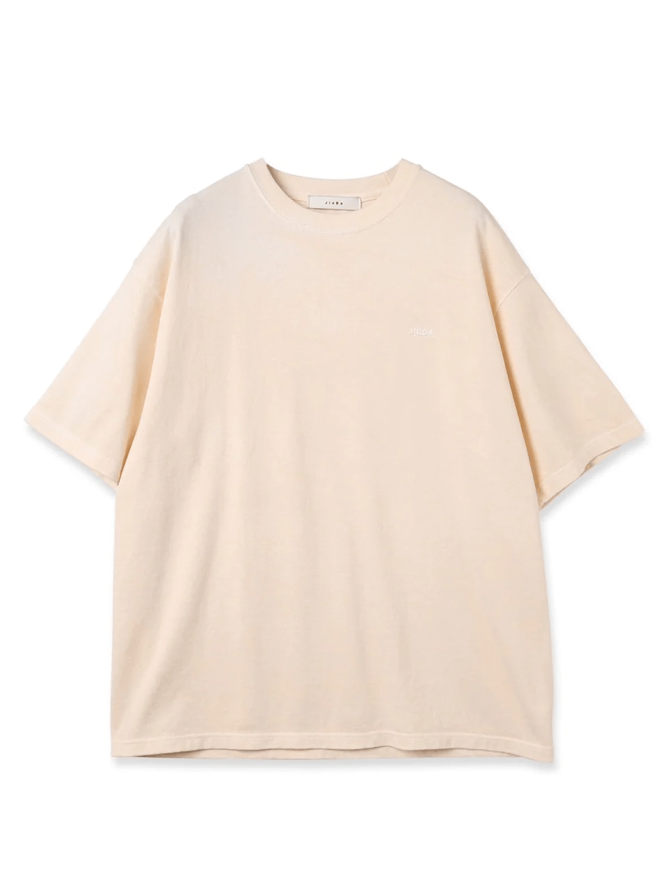 JieDa/ジエダ/OVERDYE EMBROIDERYS/S TEE IVORY 2