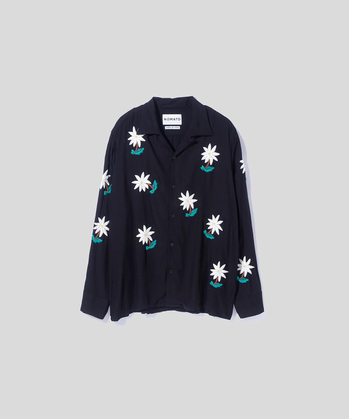 NOMA t.d./ノーマティーディー/PALM TREE HAND EMBROIDERY LS SHIRT(3 BLACK)｜  B'2nd｜名古屋PARCO | ONLINE PARCO（オンラインパルコ）