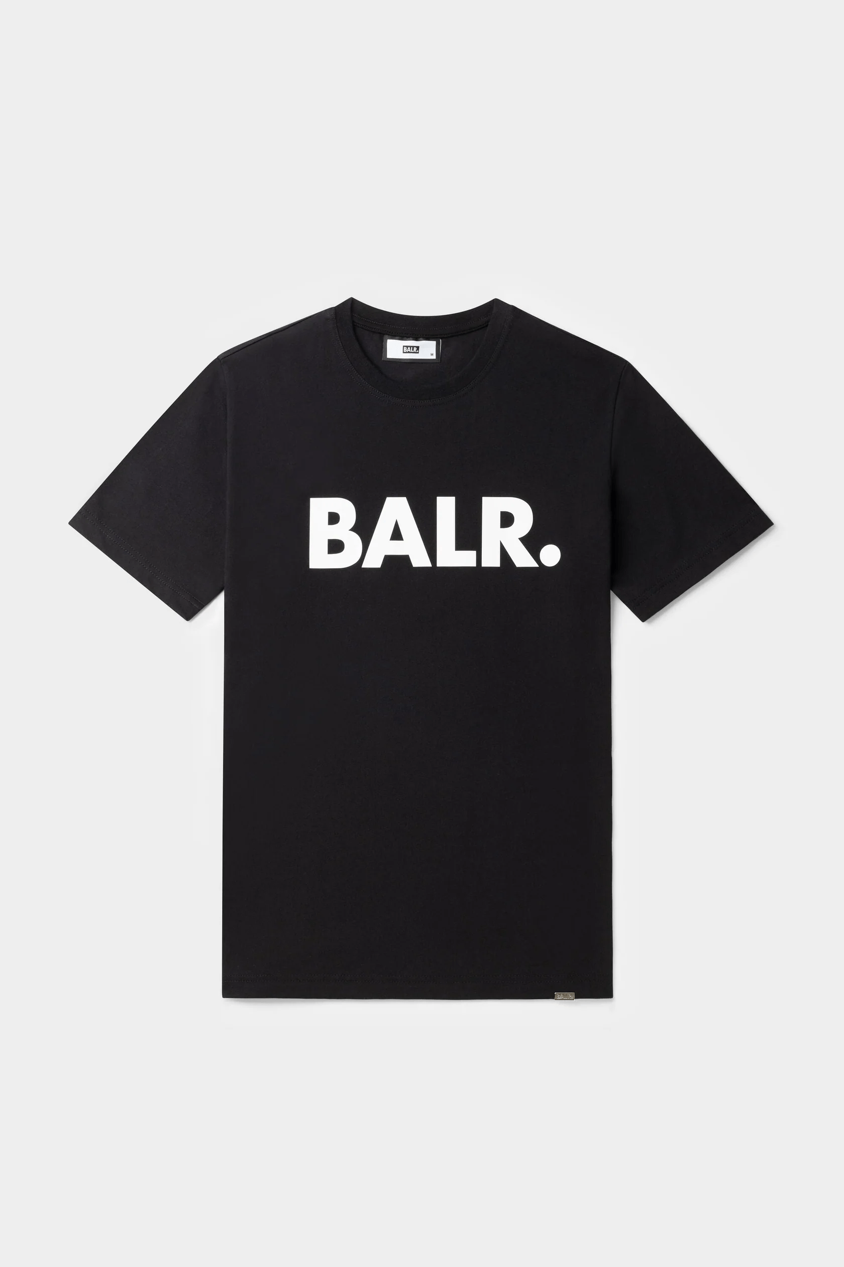 BALR./ボーラー/BRAND STRAIGHT T SHIRT JET BLACK M